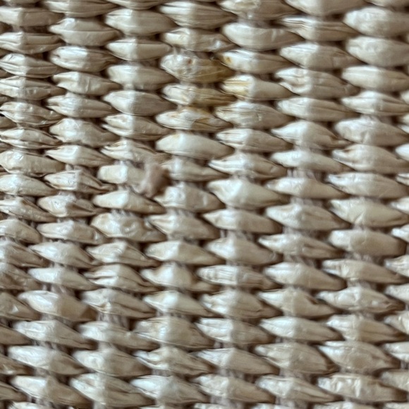 Brooks Brothers Straw Handbag with Leather Trim - Picture 10 of 10